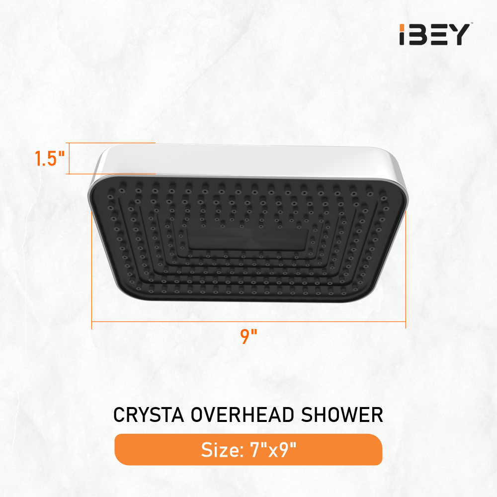 IBEY Crysta ABS Overhead Shower – product gallery view 3