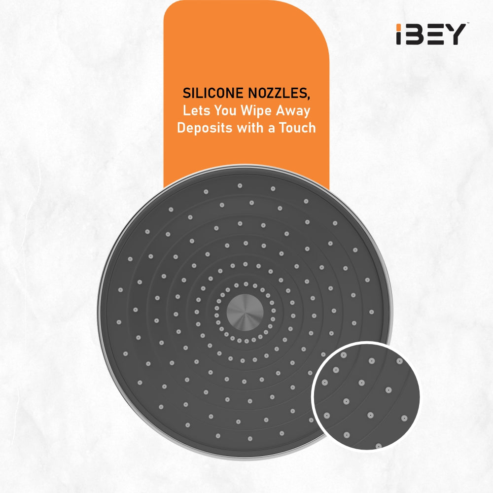 IBEY Crysta Round ABS Rainfall Overhead Shower – product gallery view 6