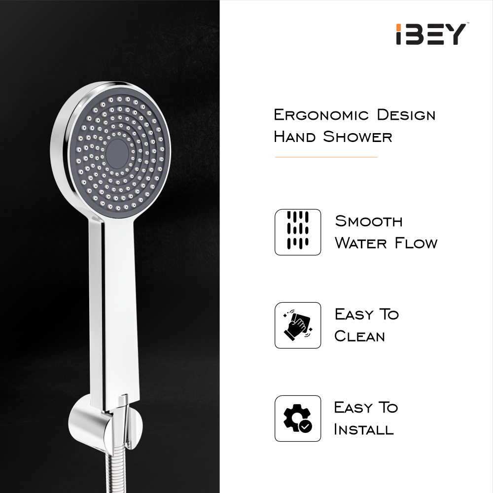 IBEY Crysta Round Hand Shower Set – product gallery view 4