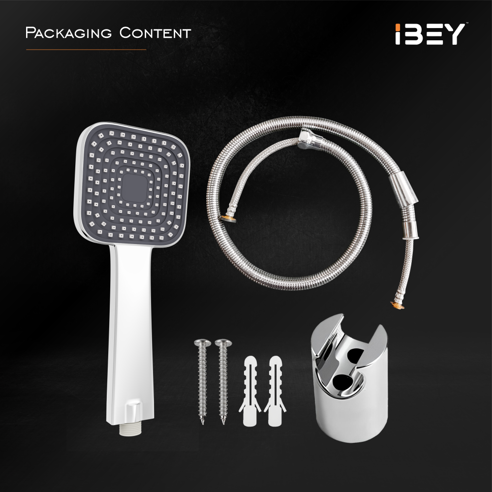 IBEY Crysta Square Hand Shower Set – product gallery view 4