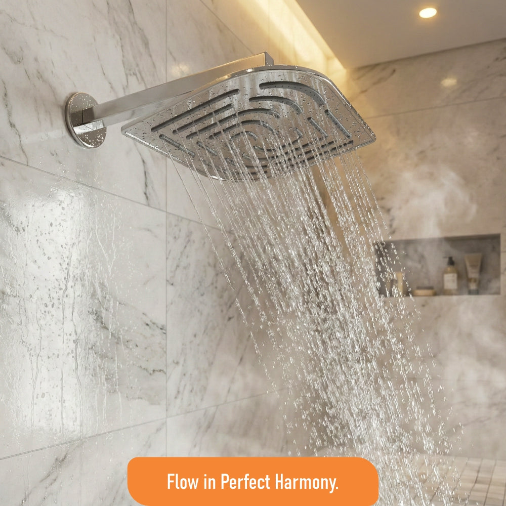 IBEY Maze Leaf Designer Overhead Shower – product gallery view 7