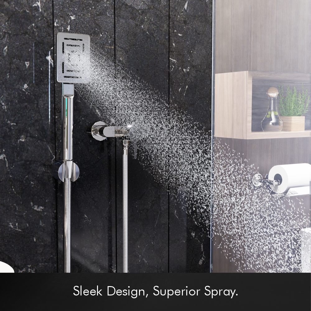 IBEY Maze Rectangle Hand Shower Set – product gallery view 9