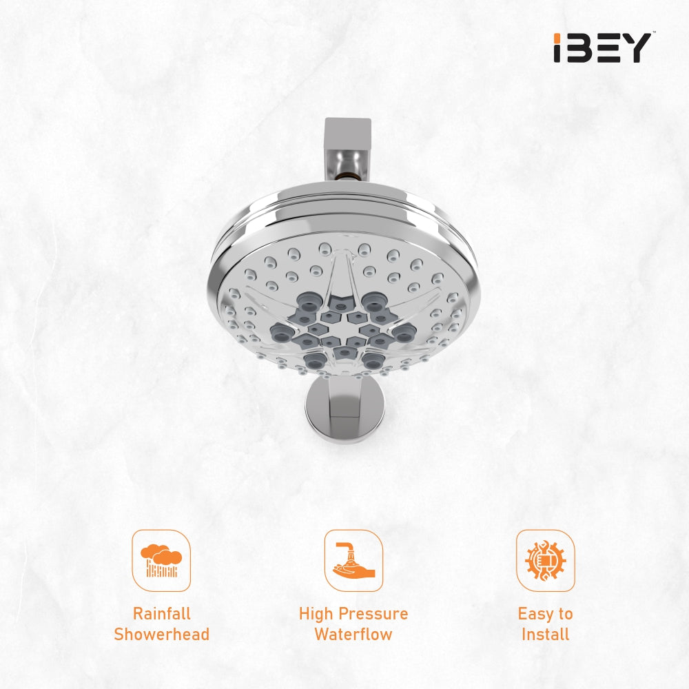 IBEY Opera 9 Flow ABS Overhead Shower (With Free Arm) – product gallery view 5