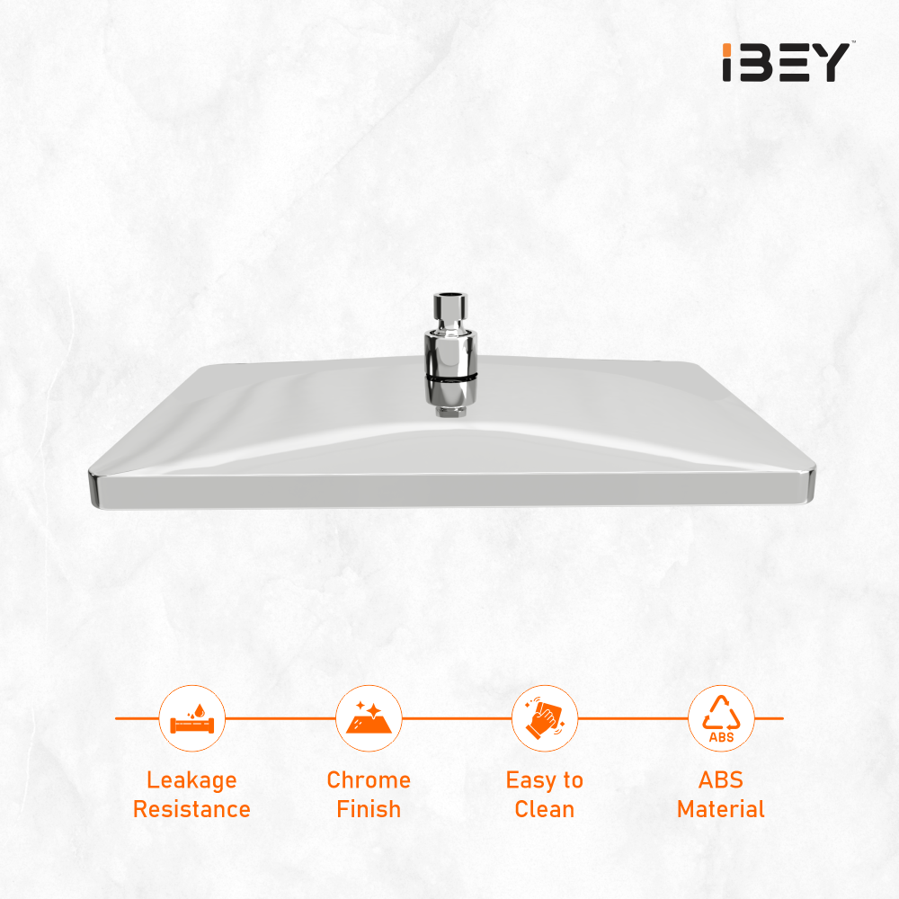IBEY Rectangle ABS Overhead Shower – product gallery view 5