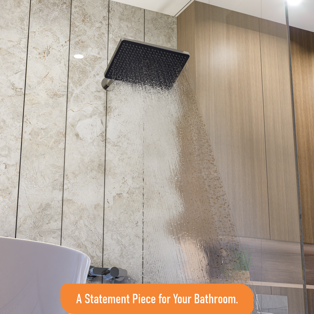 IBEY Rectangle ABS Overhead Shower – product gallery view 7