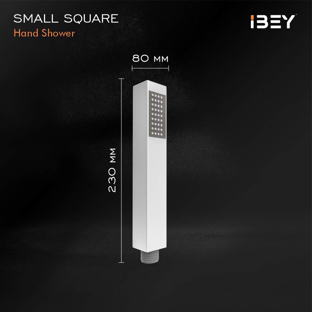 IBEY Small Square Hand Shower Set – product gallery view 3