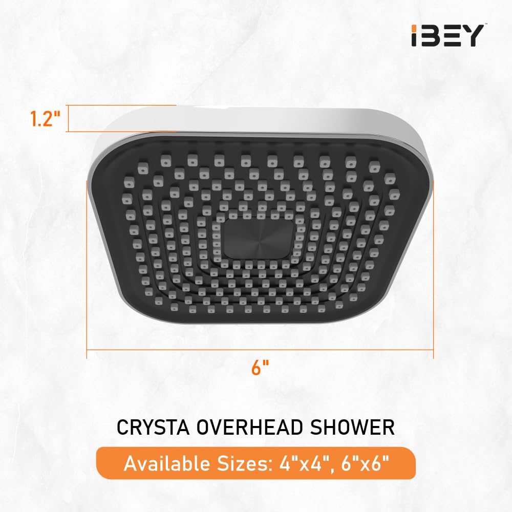 IBEY Crysta ABS Overhead Shower Head – product gallery view 4