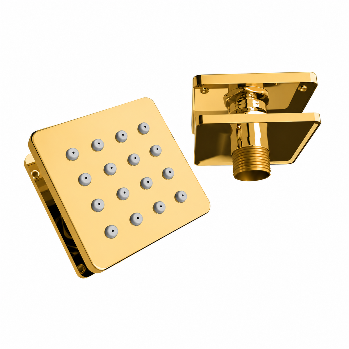 Illustrative supplier rendering: IBEY Gold Square Body Jet 2×2 inch – view 2#Size_2 × 2 Inch