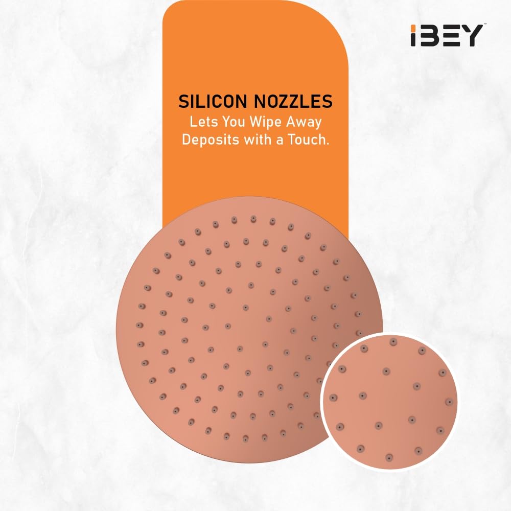 IBEY Elegant Round Rainfall Shower Head – product gallery view 6