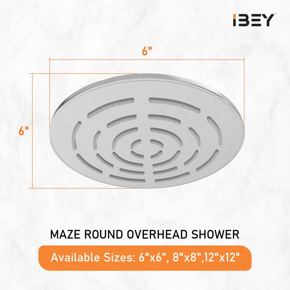 IBEY Maze Round Shower Head – product gallery view 4