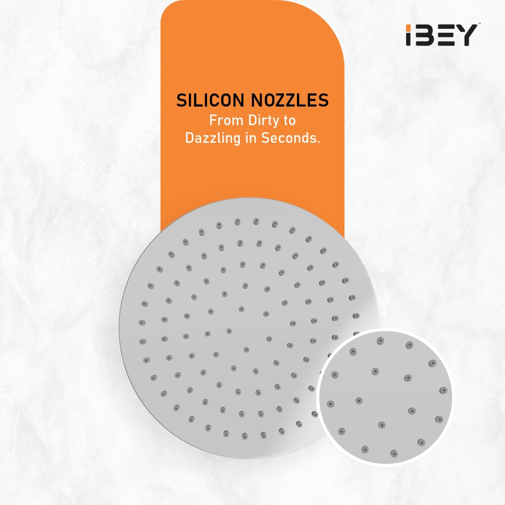 IBEY Round Stainless Steel Rain Shower Head – product gallery view 6
