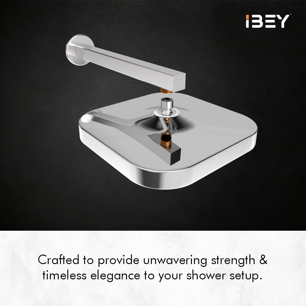 IBEY Chrome Stainless Steel Shower Arm – product gallery view 3