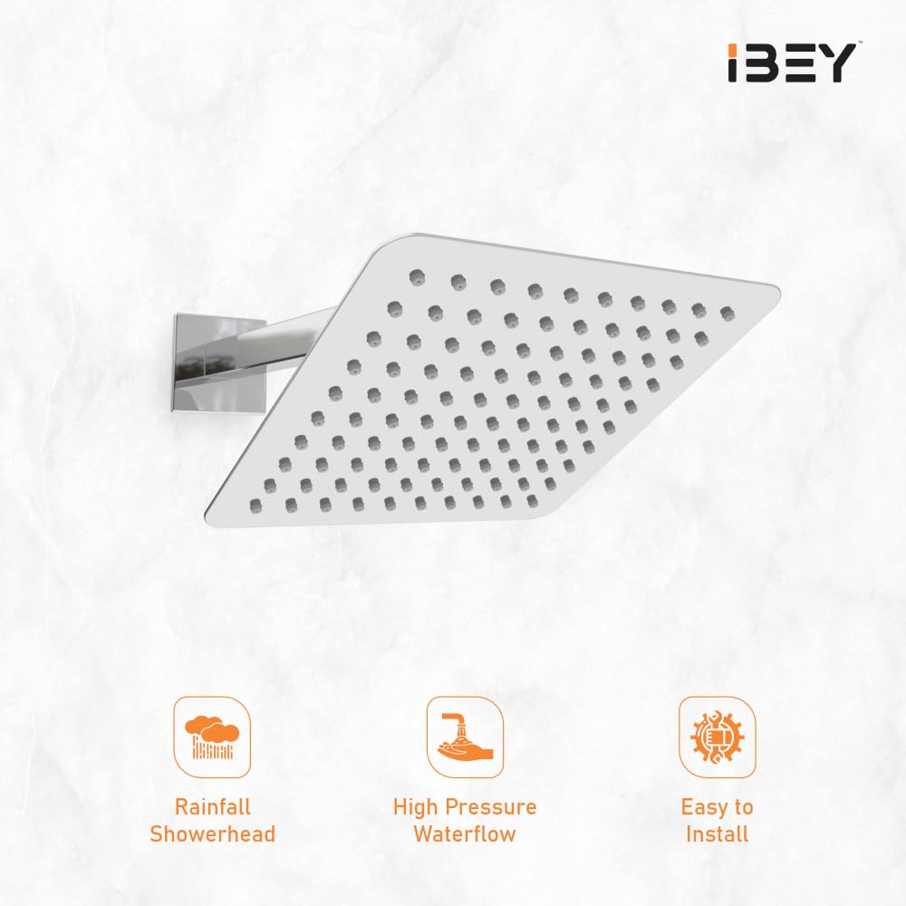 IBEY Coller Square Overhead Rain Shower Head – product gallery view 3