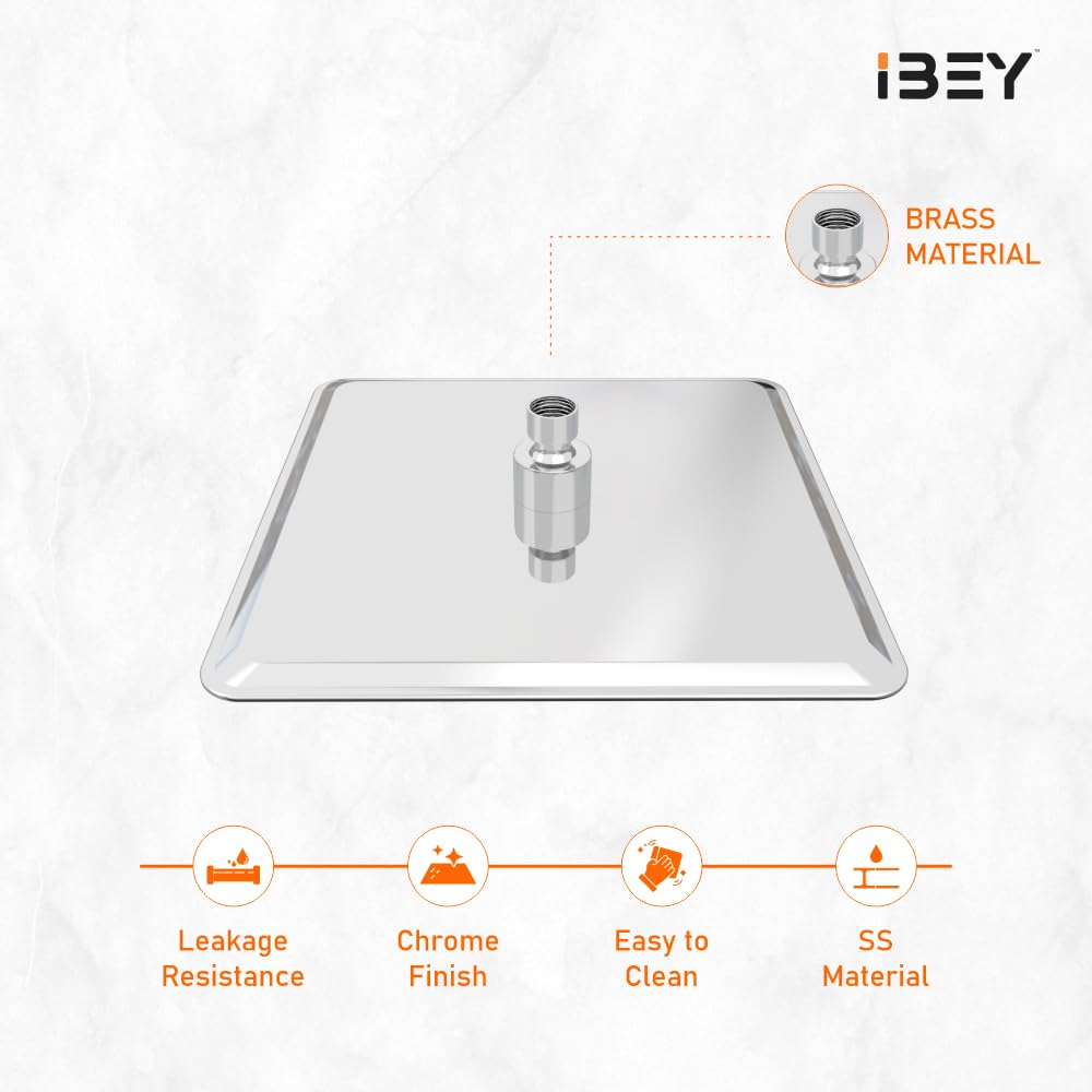 IBEY Coller Square Overhead Rain Shower Head – product gallery view 5