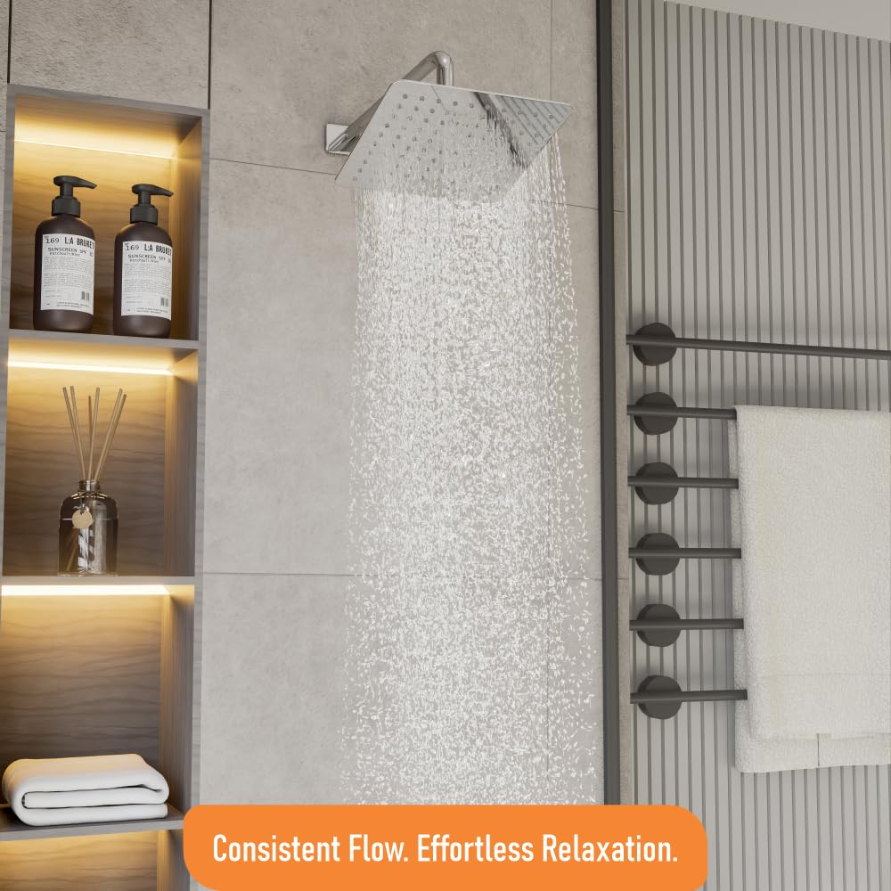 IBEY Coller Square Overhead Rain Shower Head – product gallery view 7