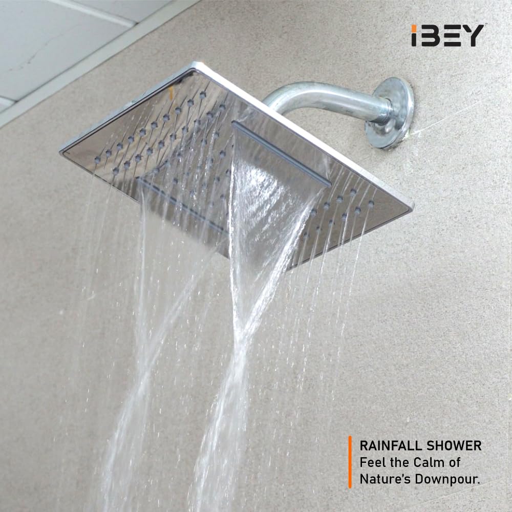 IBEY Square Waterfall Rain Shower Head – product gallery view 2