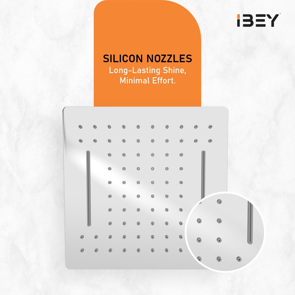 IBEY Square Waterfall Rain Shower Head – product gallery view 6