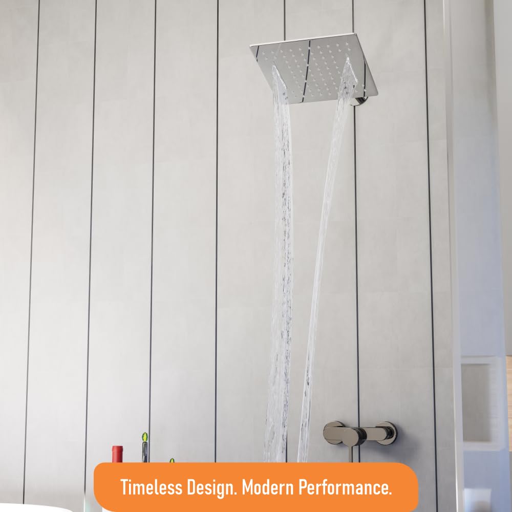 IBEY Square Waterfall Rain Shower Head – product gallery view 7