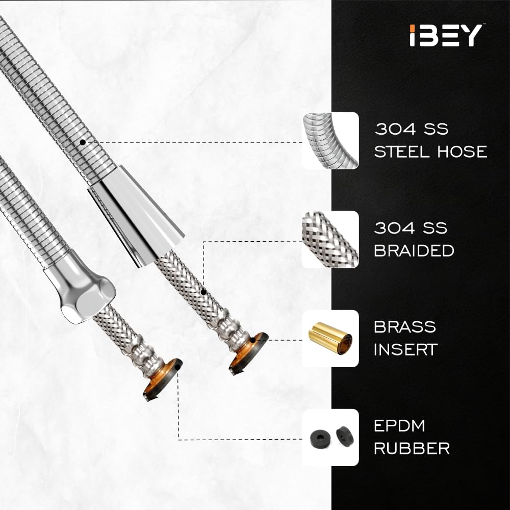 IBEY Stainless Steel Health Faucet & Shower Hose – product gallery view 2