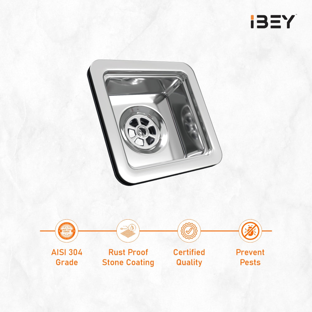 Square Kitchen Sink Waste Coupling