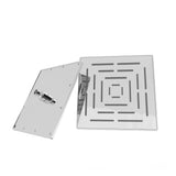 Square Maze 304-Grade SS Rain Shower Head