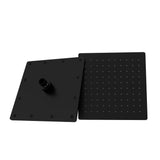 Elegant Square 304-Grade SS Shower Head (Black)