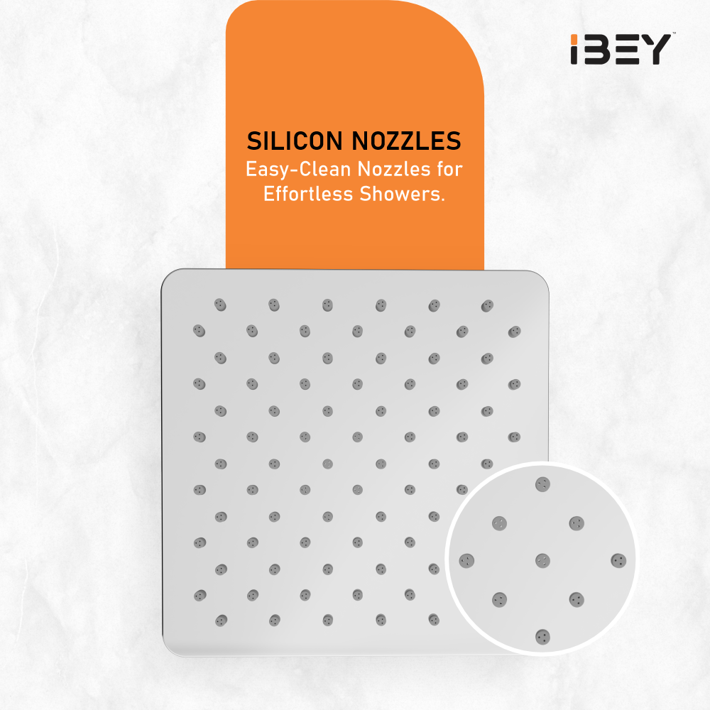 IBEY Barry Stainless Steel Rainfall Overhead Shower – product gallery view 6