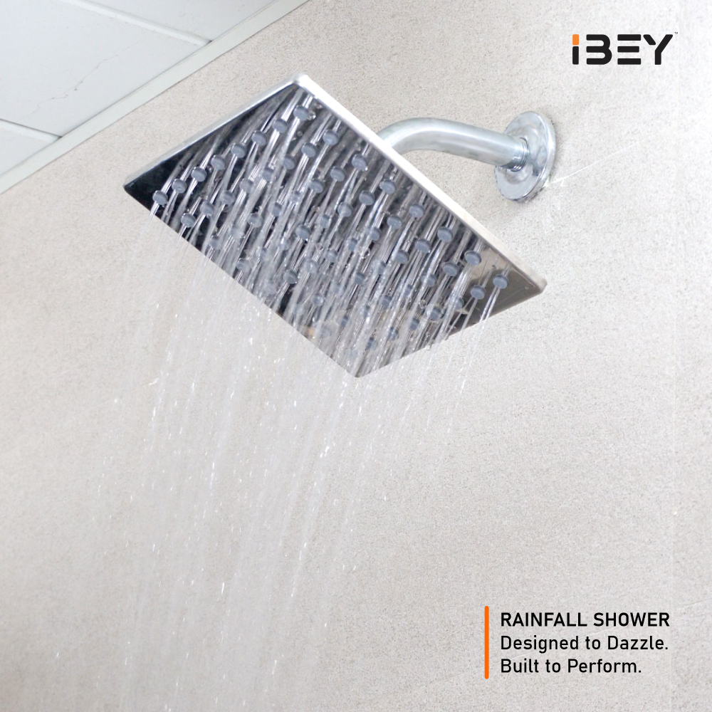 IBEY Barry Stainless Steel Rainfall Overhead Shower – product gallery view 2