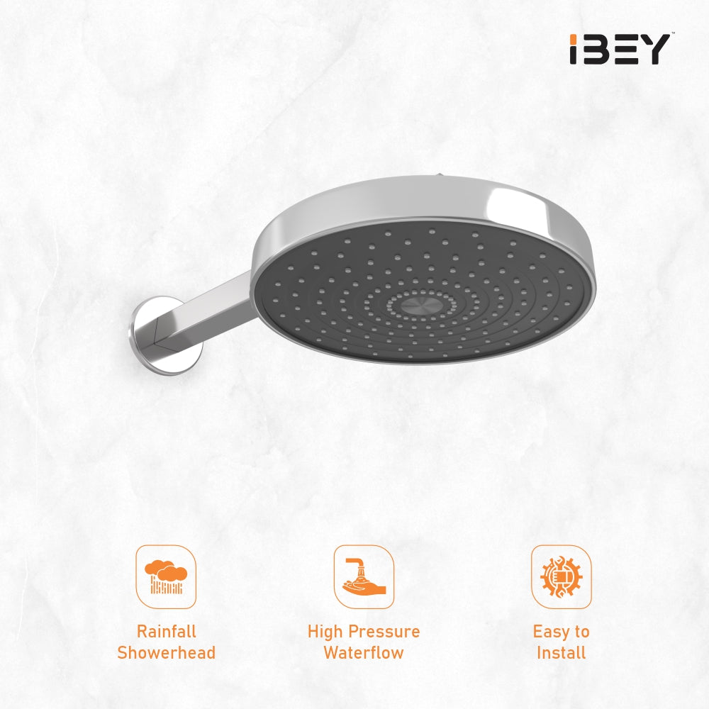 IBEY Crysta Round ABS Rainfall Overhead Shower – product gallery view 4