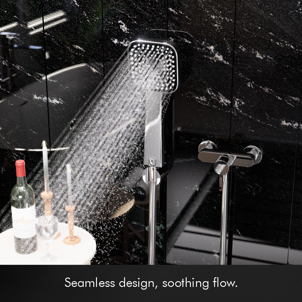 IBEY Crysta Square Hand Shower Set – product gallery view 8