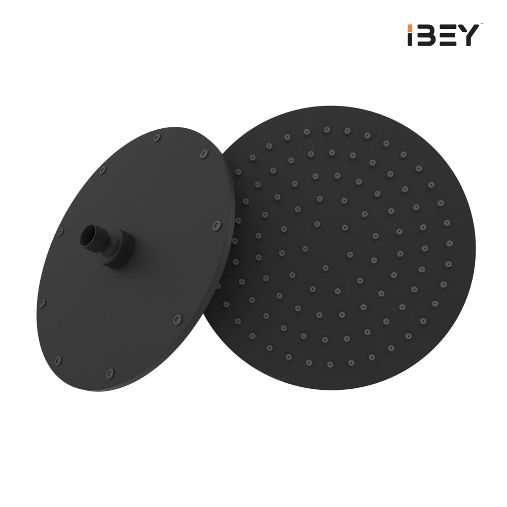 IBEY Elegant Round Matte Black Shower Head product image