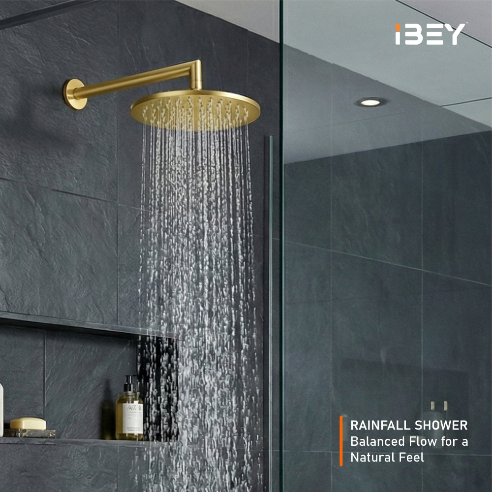 IBEY Elegant Round Gold Shower Head – product gallery view 2