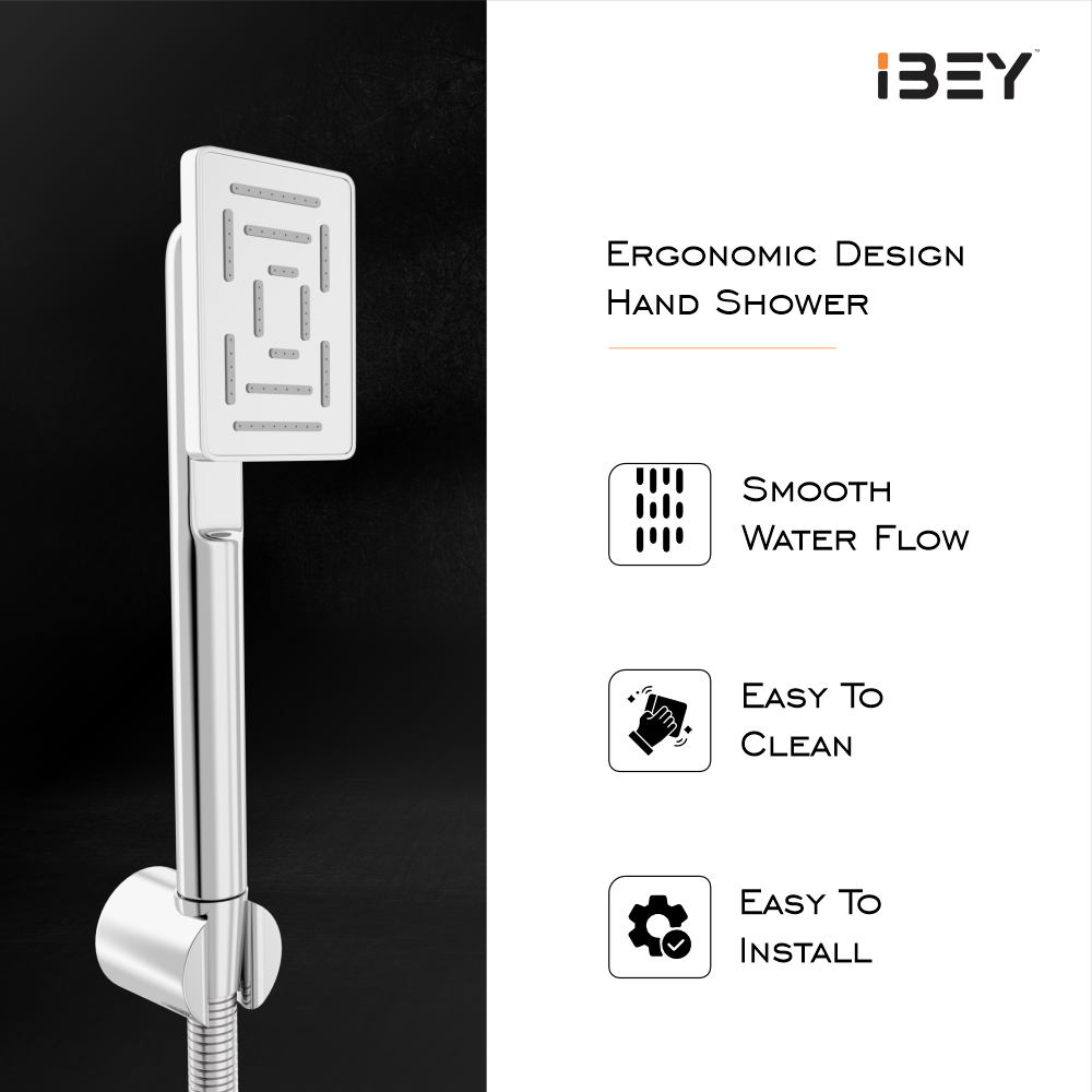 IBEY Maze Rectangle Hand Shower Set – product gallery view 4