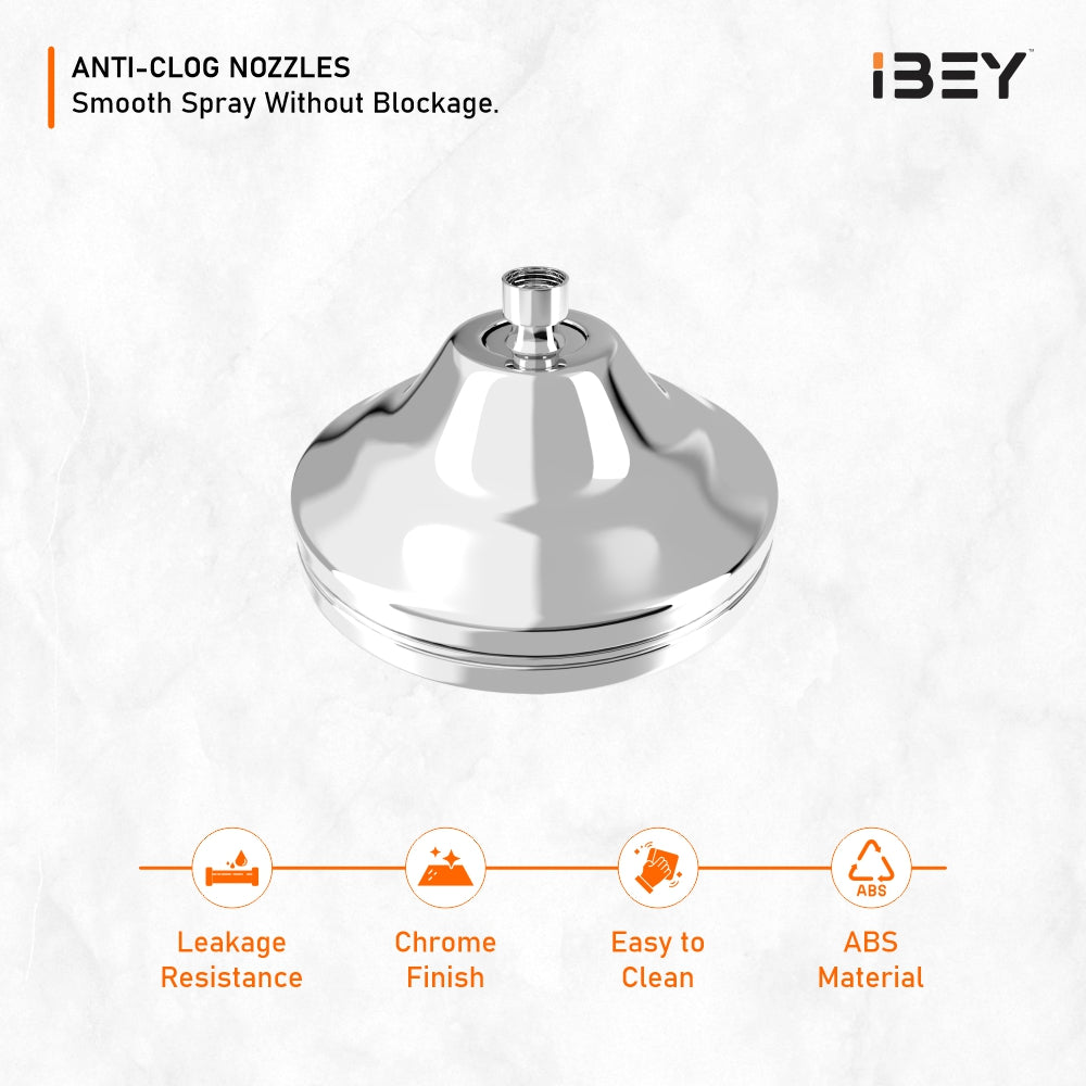 IBEY Opera 9 Flow ABS Overhead Shower (With Free Arm) – product gallery view 4