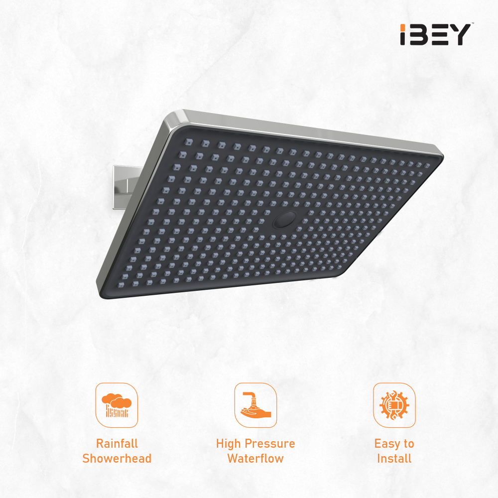 IBEY Rectangle ABS Overhead Shower – product gallery view 4