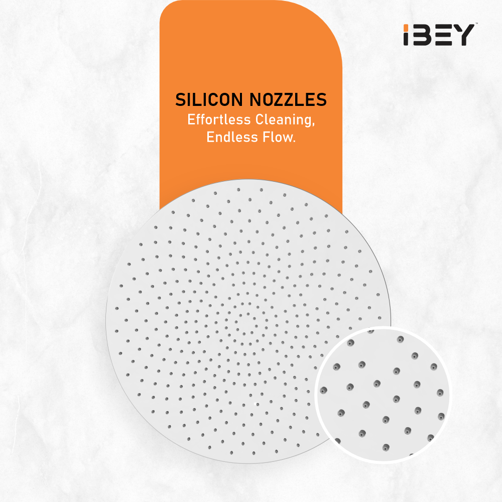 IBEY Soft Round Rainfall Shower Head – product gallery view 6