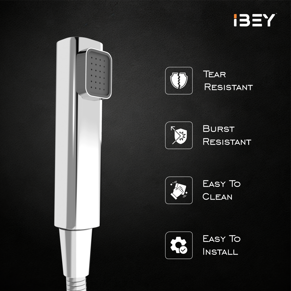 IBEY Twin Flow Health Faucet Set – water spray and nozzle detail 5