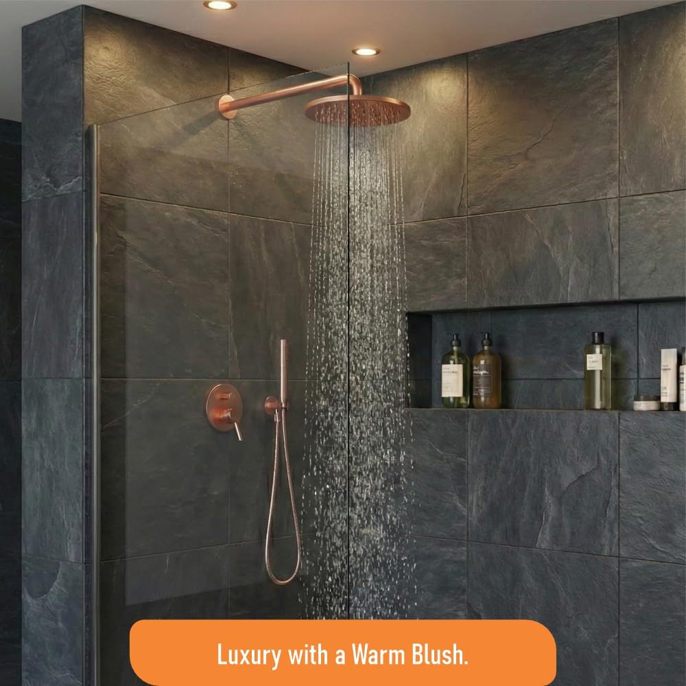 IBEY Elegant Round Rainfall Shower Head – product gallery view 7
