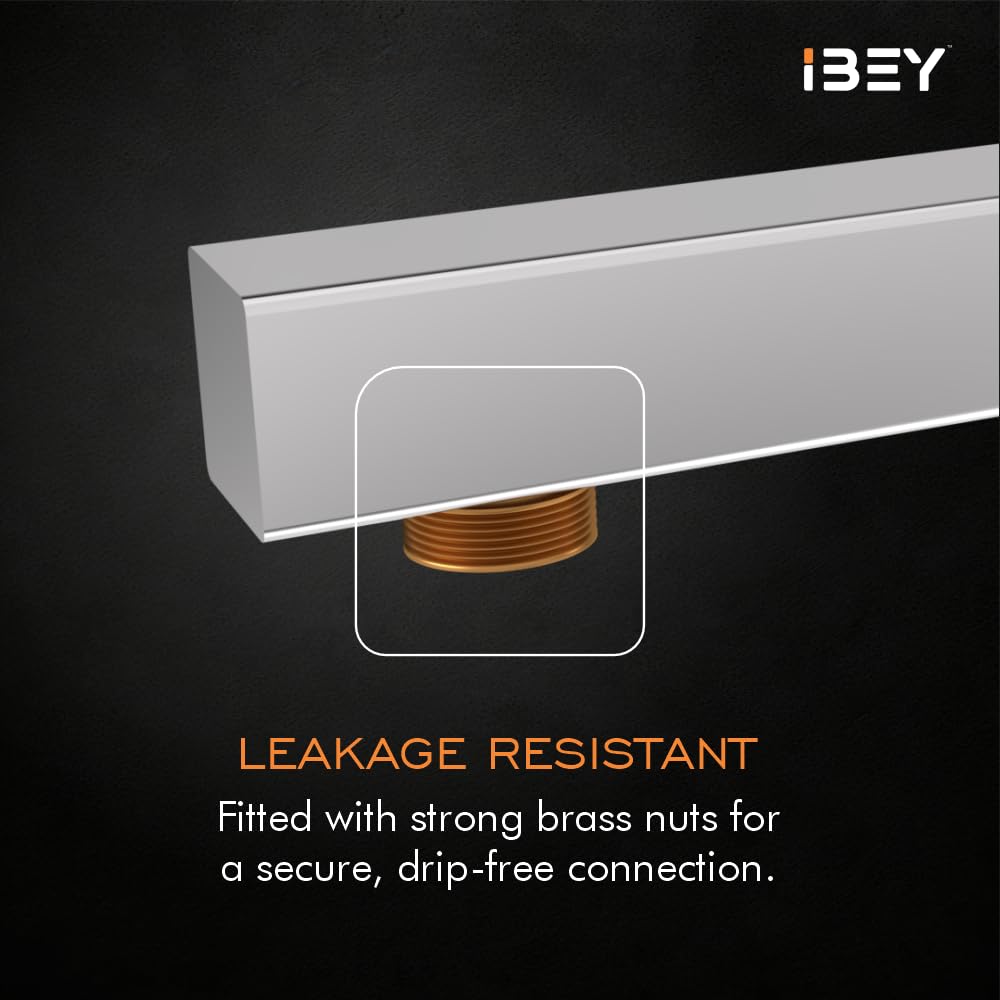 IBEY Chrome Stainless Steel Shower Arm – product gallery view 8