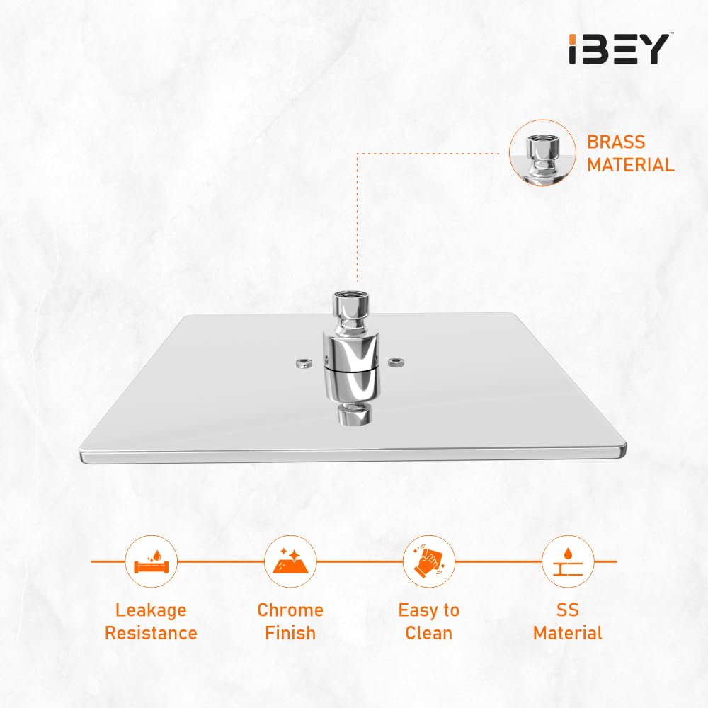 IBEY Soft Square Overhead Shower Head – product gallery view 5