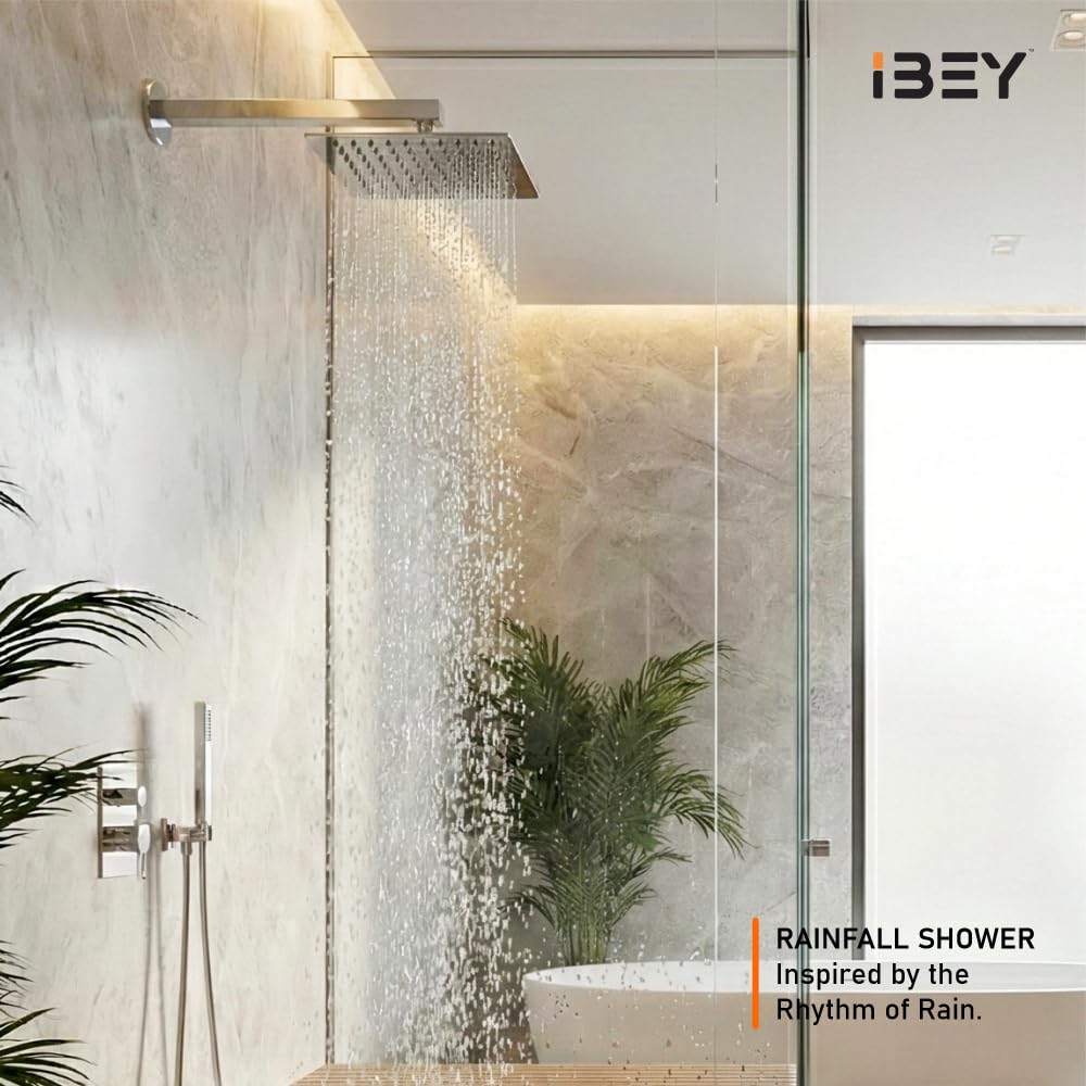 IBEY Ultra Slim Square Rain Shower Head – product gallery view 2