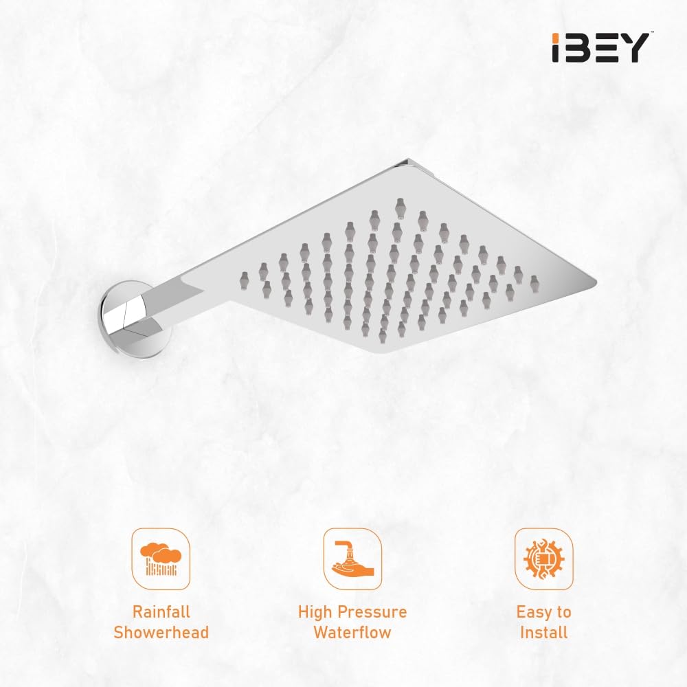 IBEY Ultra Slim Square Rain Shower Head – product gallery view 3