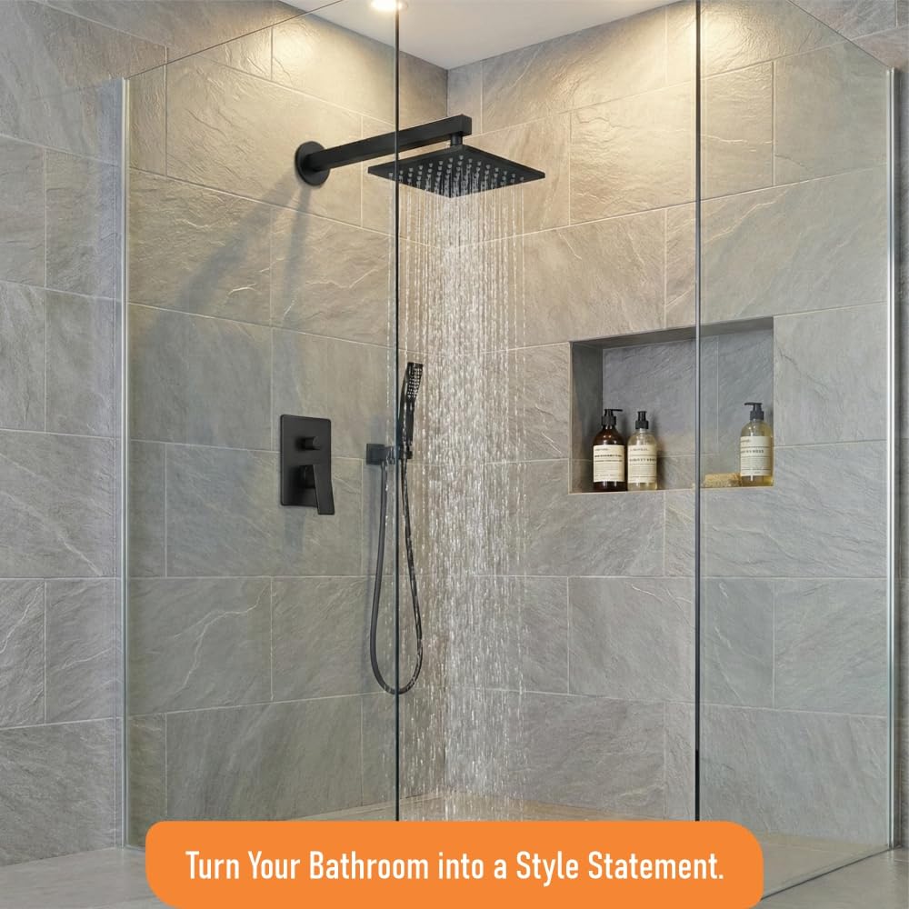IBEY Elegant Square Rainfall Shower Head – product gallery view 7