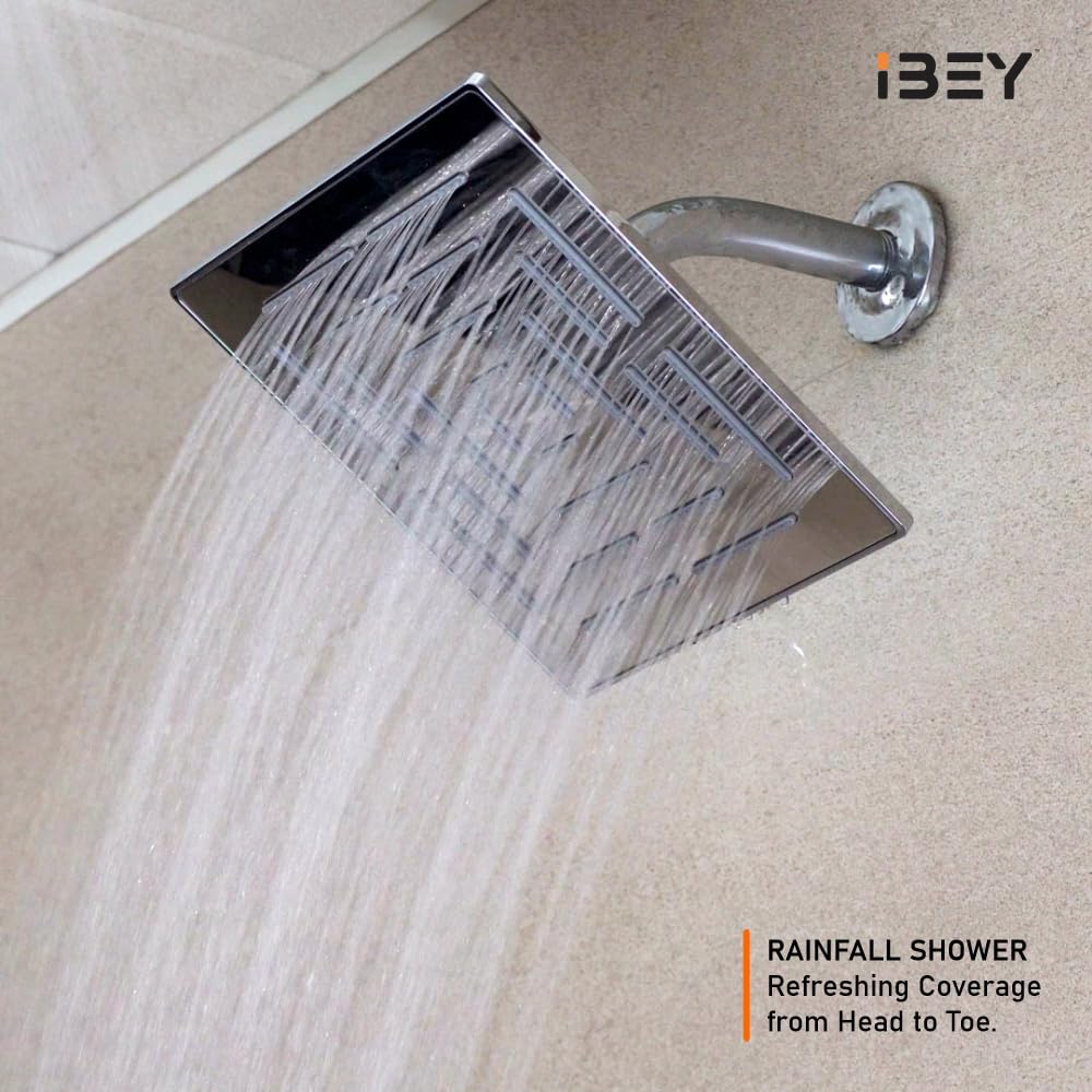 IBEY Square Maze Stainless Steel Rain Shower Head – product gallery view 2