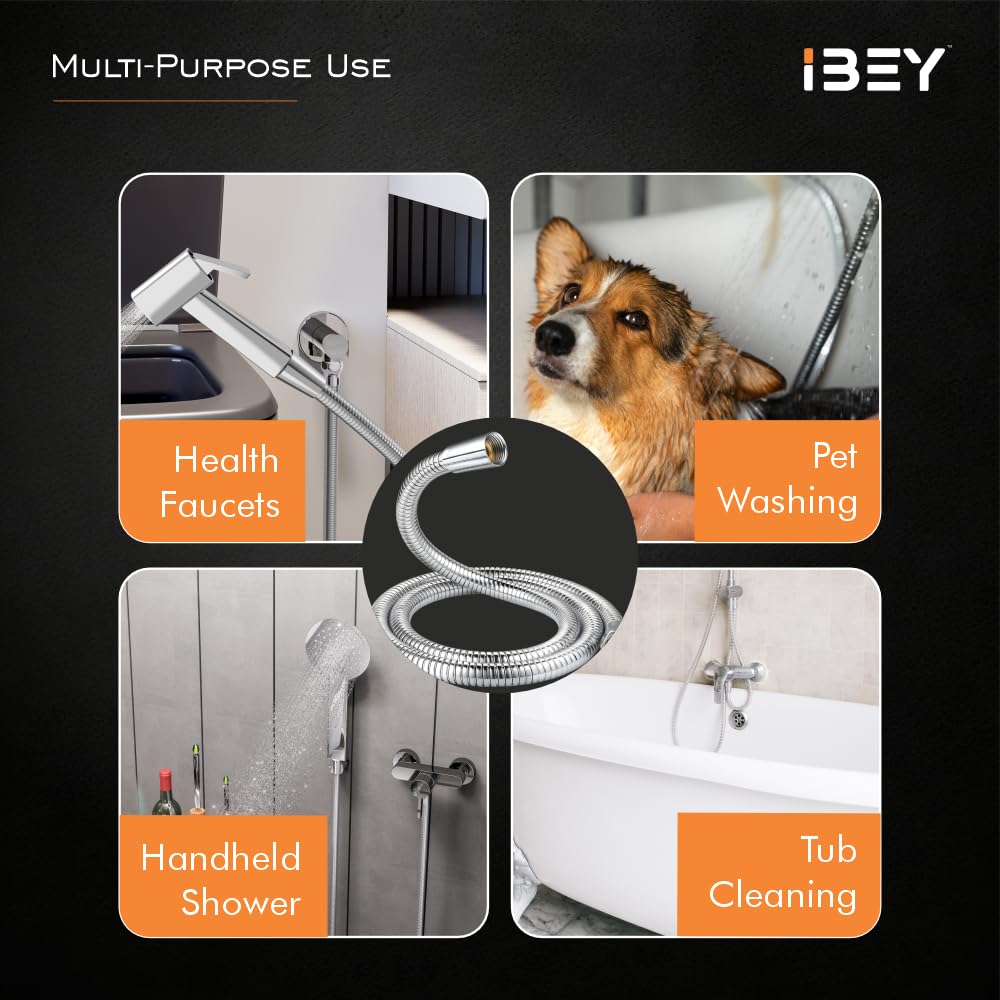 IBEY Stainless Steel Health Faucet & Shower Hose – product gallery view 6